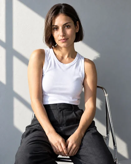 Portrait guide example: hard sunlight